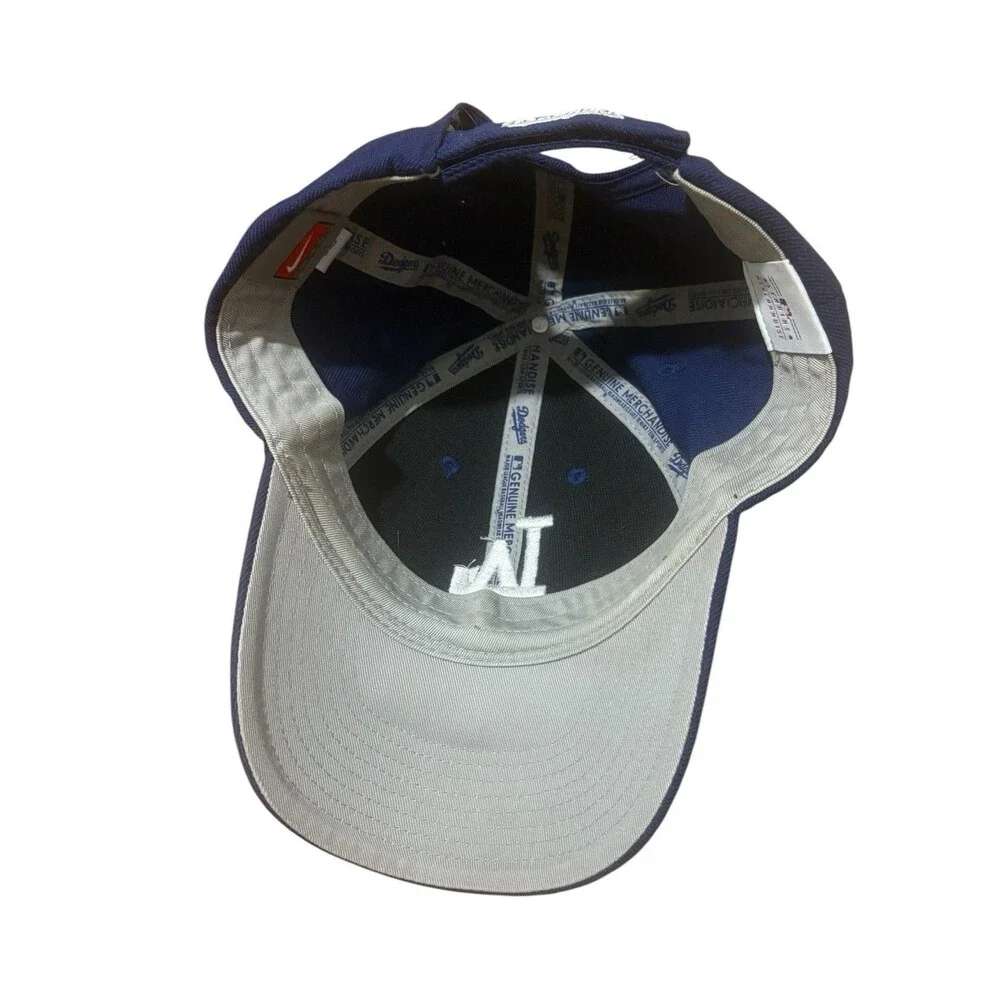 Nike Team Y2K Los Angeles Dodgers MLB Blue Strapback Hat OSFA